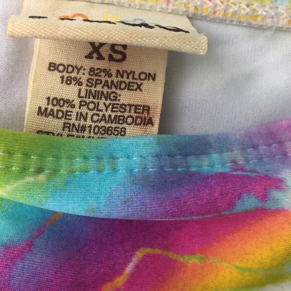 Mudd Tie Dye Bikini Bottom XS NWT - Picture 5 of 11